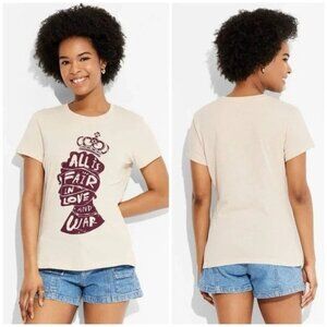 NEW Bridgerton All is Fair in Love & War Graphic T-Shirt